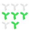 Aligner Chew,8PCS Y-Shaped Chew for Invialign Aligner,Hardness 45Silicone Orthodontic Munchies Chompers Aligner Trays Seaters (4 Green+4 White) view 1