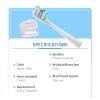 12Pcs Replacement Brush HeadsCompatible for usmile Y1/Y4/U1/U2 Toothbrush Head Deep Clean Soft Bristle Nozzles view 2
