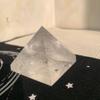 197g Clear Quartz Pyramid | Energy Amplifier & Meditation Focus Tool | Natural Crystal Pyramid for Home, Office & Healing | Chakra Balancing & Intention Manifestation view 1