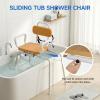 Loyoda Sliding Shower Chair for Bathtub with Swivel Seat, Ideal for Seniors view 2