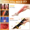 5 Pairs Open the toe Compression Socks for Men & Women 20-30 mmHg Graduated Compression Stockings for Sports Running Flight Travel Pregnancy view 4