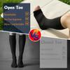 5 Pairs Open the toe Compression Socks for Men & Women 20-30 mmHg Graduated Compression Stockings for Sports Running Flight Travel Pregnancy view 3