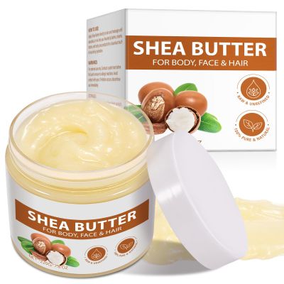 ITSDAWN Shea Butter Raw Organic, 7.8 Oz Raw Unrefined Shea Butter Lotion for Body, Face & Hair, Long-lasting Hydration Shea Butter Hand Cream