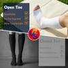 5 Pairs Open the toe Compression Socks for Men & Women 20-30 mmHg Graduated Compression Stockings for Sports Running Flight Travel Pregnancy view 3