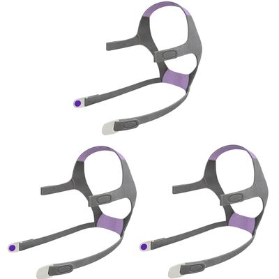 3 Pack F20 for Her Replacement Headgear Straps Compatible with AirFit/AirTouch F20, Supplies Straps Magnetic Clips Included