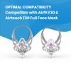 3 Pack F20 for Her Replacement Headgear Straps Compatible with AirFit/AirTouch F20, Supplies Straps Magnetic Clips Included view 4