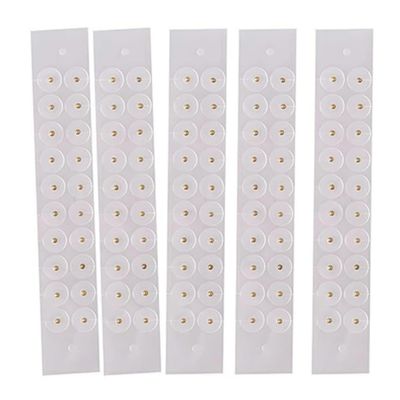 100Pcs Clear Disposables Ear Sticker Acupunctures Beads Auricular Care Bead Acupunctures Patches Disposable