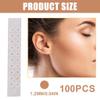 100Pcs Clear Disposables Ear Sticker Acupunctures Beads Auricular Care Bead Acupunctures Patches Disposable view 2