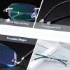 2026 New Clarity Blue Glasses, Clarity Multifunctional Smart Blue Glasses, Automatic Adjustment Eye Reading Glass for Men/Women with Case and Glasses Cloth view 4