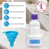 2 Pack Refillable Bottle for Swiffer Wet Jet Mop - 500ML/17 FL OZ Leak-Proof HDPE Empty Cleaner Solution Bottle with 10 Silicone Gaskets & 1 Funnel, Wood Care & Pet Safe, Eco-Friendly view 3