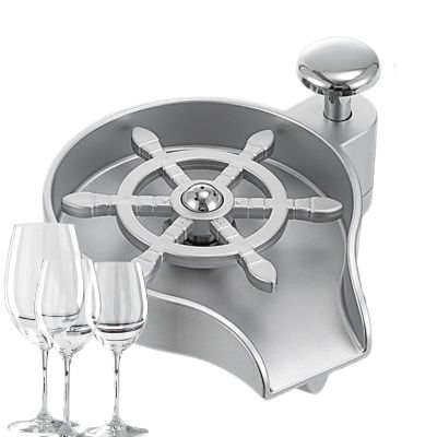 Cup Washer for Sink - Kitchen Cup Rinsing Tool Stainless Steel,Glass Cleaning Rinser,for Cups Sports Water Bottles Mugs Wine Glasses Coffee Cups