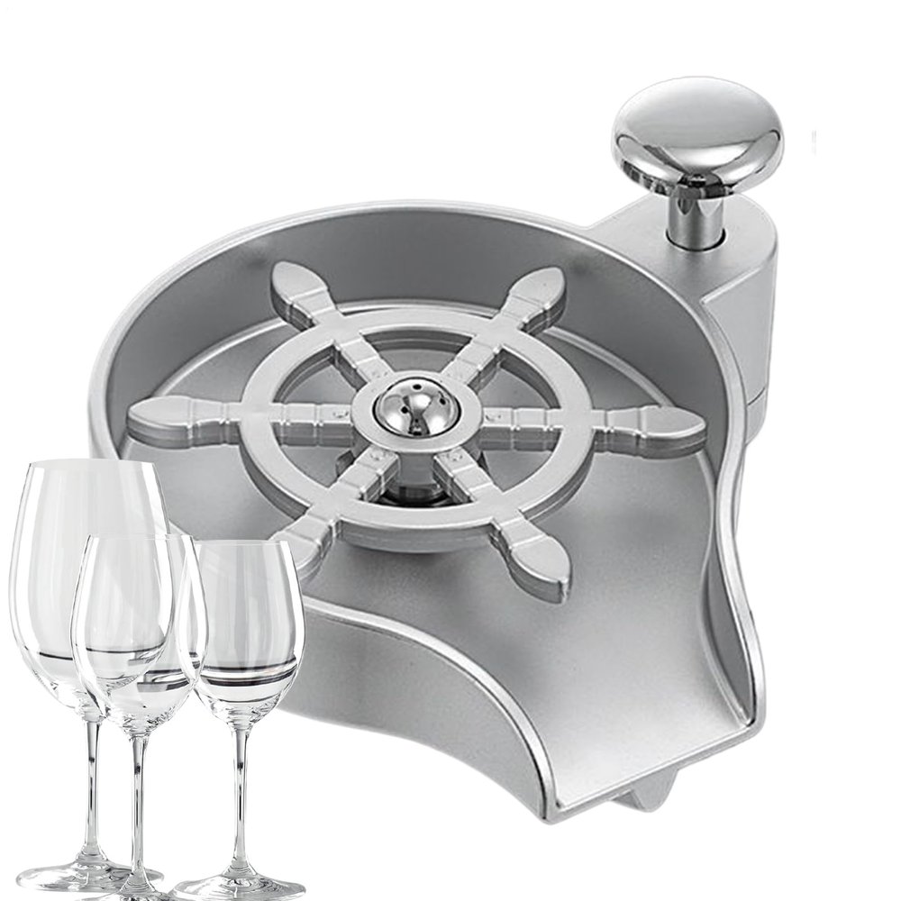Cup Washer for Sink - Kitchen Cup Rinsing Tool Stainless Steel,Glass Cleaning Rinser,for Cups Sports Water Bottles Mugs Wine Glasses Coffee Cups