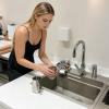 Cup Washer for Sink - Kitchen Cup Rinsing Tool Stainless Steel,Glass Cleaning Rinser,for Cups Sports Water Bottles Mugs Wine Glasses Coffee Cups view 2