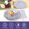 100pcs Lavender Paper Plates and Napkins Party Supplies,Iridescent Disposable 9inch Plates,7inch Dessert Plates and Napkins and Forks,Holographic Tableware for Birthday Wedding Baby Shower,Serves 25 view 4