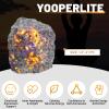 1.1lb Bulk Raw Yooperlite Rough Crystal-Natural Yooperlite Raw Stones Crystal for Tumbling, Cabbing, Fountain Rocks, Decoration, Polishing, Wire Wrapping, Wicca & Reiki Crystal Healing view 2