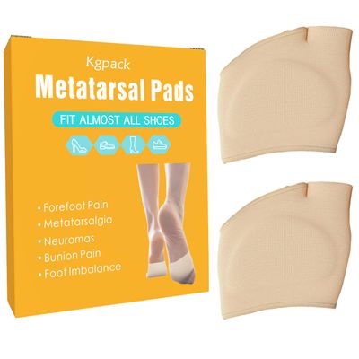 Metatarsal Pads for Women and Men,Ball of Foot Cushion,Soft Gel Foot Pads Metatarsal Foot Forefoot Cushioning Foot Pain Relief,Help Metatarsalgia,Diabetic Feet,Calluses Blisters,Mortons2Pcs (S)