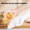 JINGLIKANG 16inch Nitrile Disposable Gloves Long Sleeves Blue 6mil Durable Waterproof M code Clean Dishwashing White 50PCS (50, White, M) view 2