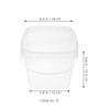 TIDTALEO Plastic Bucket with Lid and Handle, 3L Food-Grade Container, Portable Multi-Functional Water Storage Bucket for Farm and Household Use view 2