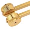 128Hz Tuning Fork Set with Mallet, Gold, 21.5cm Length, Includes Cleaning Cloth and Allen Wrench, with Storage Pouch view 4