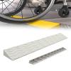 Threshold Ramps for Doorways, PP Plastic Wheelchair Ramp, 660 lbs Capacity, 0.4-3.9" Rise, for Wheelchair Scooter Stroller Indoor Outdoor(Beige,18x8cm/7.1x3.1in) view 1