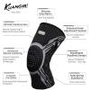 Kuangmi Knee Brace with Adjustable Compression Knob, Micro-Adjustable Support for Perfect Fit, Pain Relief from Arthritis, Meniscus Tear, 2 Pack, Long-B-L view 4