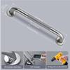 16 Inch Shower Grab Bar 1.25" Dia Brushed Nickel Anti Slip Bathroom Grab Bar, 304 Stainless Steel Knurled Handicap Grab Bars, Safety Support Handrail Bath Shower Handle for Elderly Injury Senior view 2