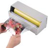 12 Inch Plastic Wrap Dispenser with Cutter - Drop-in Stainless Steel Foil Organizer Fits 12 Inch Rolls, Space-Saving Cling Film Holder for Home Kitchen and Small Bakery view 3