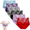 High Waist Leak Proof Incontinence Panties for Women - Bloomypink Tummy Control Underwear (6 Pack, 5XLarge) view 1