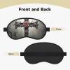 Gothic Christian Cross Pattern Sleep Mask for Side Sleeper Women Men, Silk Eye Mask for Sleeping Night Blindfold Eyeshade Soft Breathable Sleeping Masks Eye Cover for Travel Essentials Gift view 2