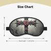 Gothic Christian Cross Pattern Sleep Mask for Side Sleeper Women Men, Silk Eye Mask for Sleeping Night Blindfold Eyeshade Soft Breathable Sleeping Masks Eye Cover for Travel Essentials Gift view 4