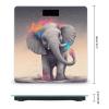 Animal Cartoon Elephant Bathroom Scale for Body Weight 400 Lb Weight Scale with High Precision Sensors Tempered Glass Highly Accurate Digital Weighing Machine for People view 2