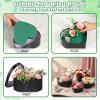 Acellegic 4 Pcs Mother Day Heart Shaped Flower Box with Clear Lids & Floral Foam Black 4 Different Sizes Nesting Gift Boxes for Arrangements Home Wedding Bridesmaid Birthday Graduation Decoration view 4