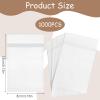 1000 Pcs Flat Glassine Bags, 5x3 Inch Wax Paper Bag for Cookies, Semi-Transparent Cookie Sleeves & Treat Bags, Small Paper Supplies for Bakery, Candy, Handmade Soaps & Gift Wrapping view 2