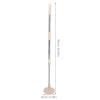 TIDTALEO Rotary Mop Pole Replacement Stick Detachable Stainless Steel Telescopic Mop Handle with Plastic Base for Household Floor Cleaning view 4