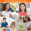 6 Pack Textured Sensory Stickers - Shimmeroo Silicone Fidget Strips for Relieve Anxiety Adults with ADHD Autism & Anxiety, Quiet Toys for Desk Travel Office Phone Case and Tablet Back(6 Colors) view 4