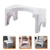 GOOHOCHY Foldable Plastic Foot Stool with Non-Slip Base for Adults Squatting Aid for Proper Posture and Bathroom Support view 3