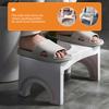 GOOHOCHY Foldable Plastic Foot Stool with Non-Slip Base for Adults Squatting Aid for Proper Posture and Bathroom Support view 4