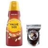Premium Liquid Coffee Creamer, 32 fl oz Liquid Non-Dairy Creamer with Dumbass Coffee Whole CoffeeBean Medium/Dark 1 oz (Hazelnut) Coffee view 1