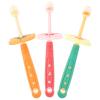 GOOHOCHY Toothbrush Set 3pcs Soft Bristles Manual Toothbrush for Ages 1-6 with Color Variety for Effective Teeth Cleaning Random Color view 1