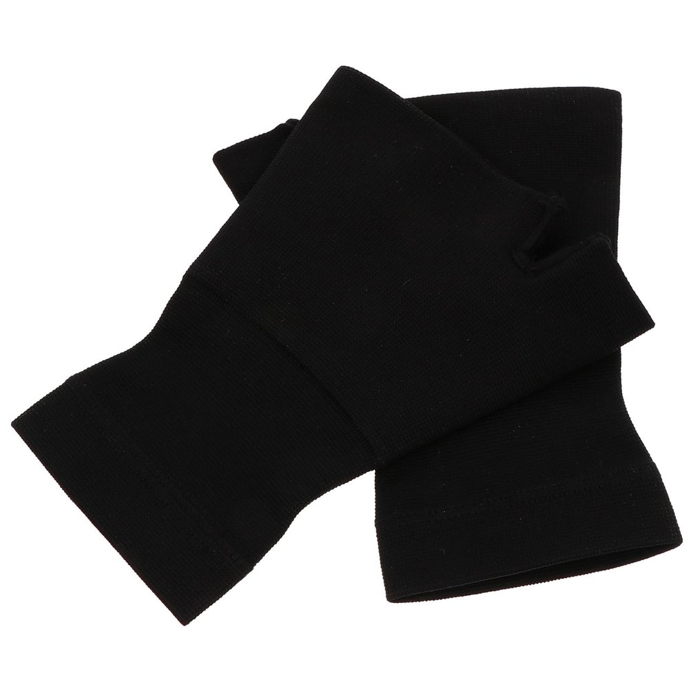 GOOHOCHY Wrist and Thumb Support Gloves Pair, Elastic Black Xl Compression Wrist Sleeves for, Carpal Tunnel Protection, Breathable Hand Bracer for Management