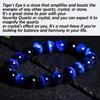AGHSGDBCE Feng Shui Bracelet, Tiger Eye Stone Natural Gemstone Chakra Reiki Crystal Amulet(6mm) view 3