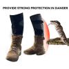 Eujgoov 1 Pair Snake Leg Gaiters, Adjustable Double Layer Protective Leg Guards with Customizable Straps for Camping Hiking view 4
