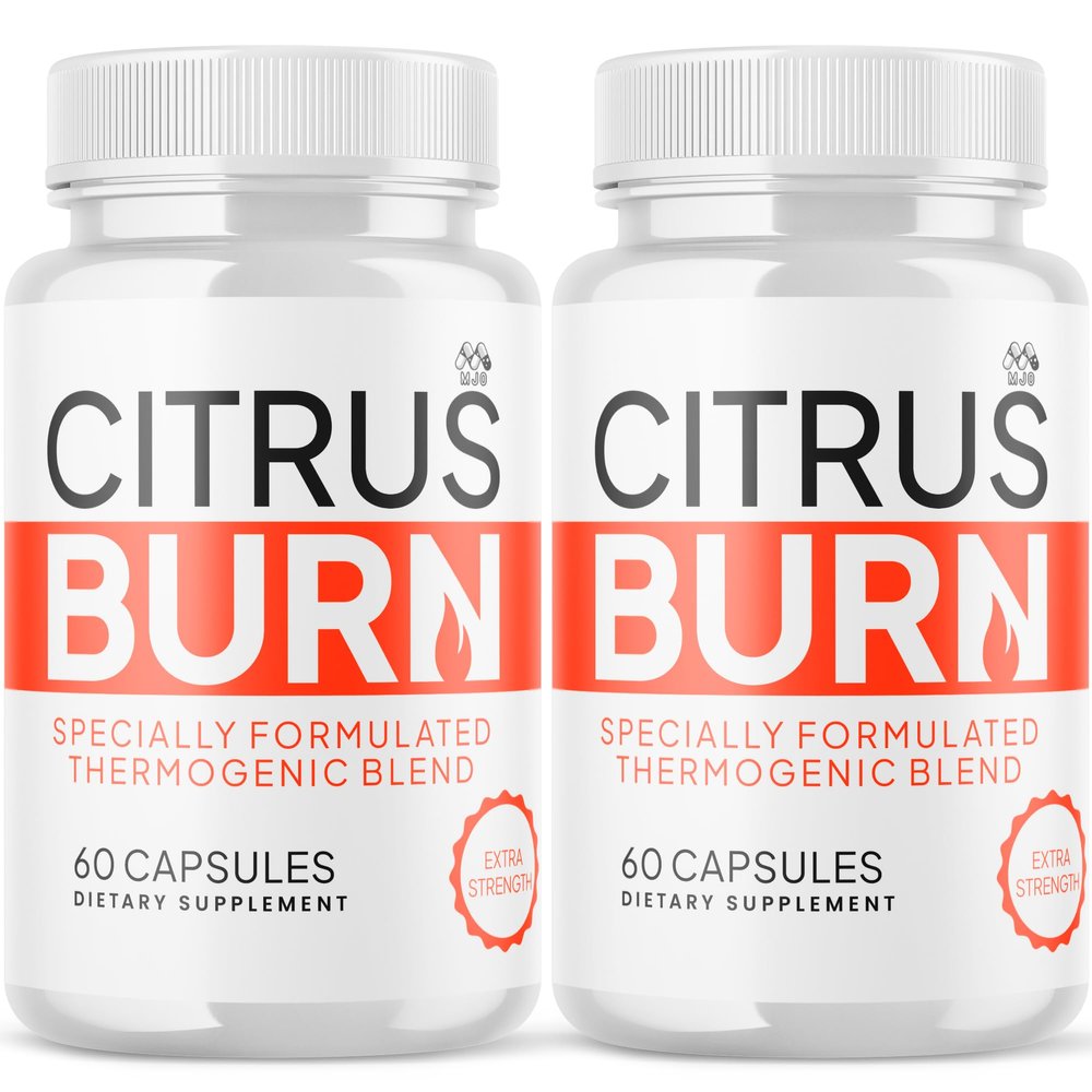 (2 Pack) Citrus Burn Capsules, Official CitrusBurn Pills with All Natural Ingredients, Advanced Citrus Burn for Optimal Health & Wellness Support with Premium Vitamins for Women & Men (120 Capsules)