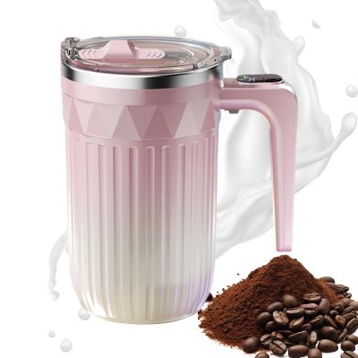 Automatic Stirring Coffee Cup | Electric Mixing Cup 450ml,With Detachable And Rechargeable Stirrer | For Tea Milk Cocoa Chocolate Drinks In Office Home