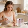 Automatic Stirring Coffee Cup | Electric Mixing Cup 450ml,With Detachable And Rechargeable Stirrer | For Tea Milk Cocoa Chocolate Drinks In Office Home view 2