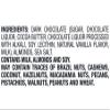 Dark Chocolate, (Sugar, Chocolate Liquor, Cocoa Butter, Chocolate Liquor Processed With Alkali, Soy Lecithin, Natural Vanilla Flavor, Milk), Thins With Almonds & Sea Salt (20oz) view 2
