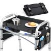 FANGSUN Walker Tray for Folding Walker, Side Pockets & Cup Holder view 1