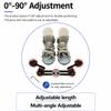 Moventix Adjustable Denis Browne Splint Foot Abduction Brace Shoes (3.5 in (9 cm)) view 3