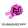 uxcell 2pcs 12 Inch Large Pull Bow Glitter Gift Wrapping Big Pull Bows Ribbon Rose Red for Wedding Baskets Presents Christmas Party view 4