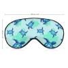 Ocean Animal Turquoise Blue Sea Turtles Adjustable Blackout Eye Mask, Sleep Eye Mask view 2